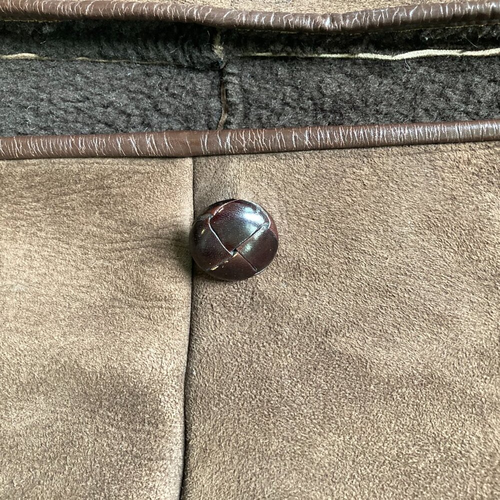 Vintage Women’s Genuine Sheepskin/Shearling Coat 34/US 2 - Picture 4 of 4